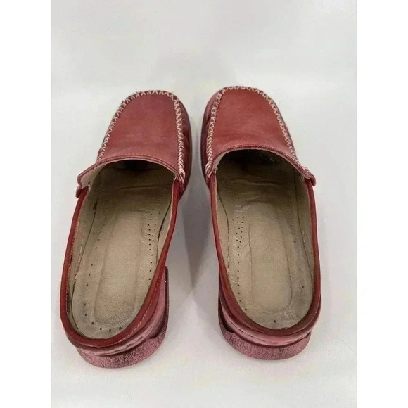 BESTELLO PAPILLON RED SLIDE ON MULE EXCELLENT CONDITION SIZE EU 37 US 6.5 UK 4.5 - Picture 2 of 9